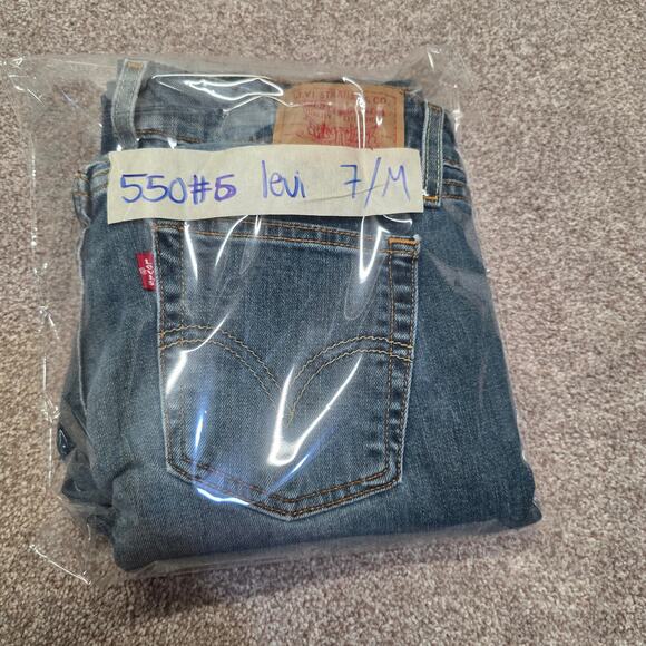 vtg Y2K grunge streetwear Levis 524 Too Superlow Stretch Bootcut Jeans sz jr. 7m - Picture 15 of 15